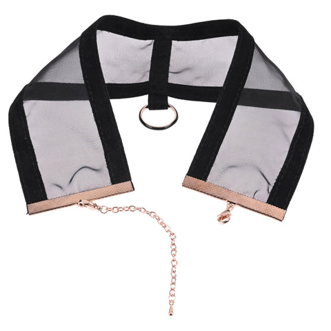 Sex and Mischief Sheer Day Collar for Sensual Sophistication Restraints