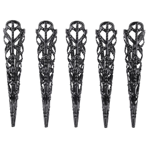 Sex & Mischief Sensory Fingertips - 8.25 cm Black Alloy Body Jewelry (Non Piercing)
