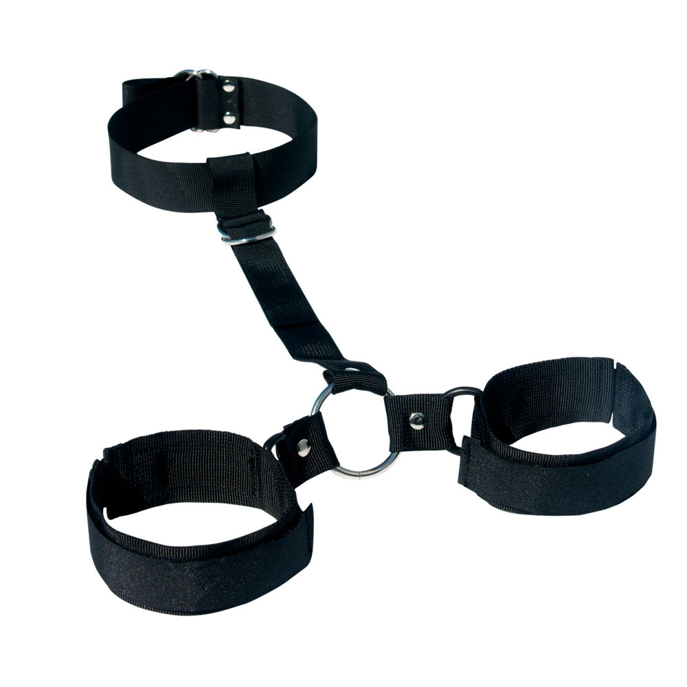 Sex & Mischief Shadow Neck And Wrist Restraint – Bondage Restraints > Bondage Gear > Restraints