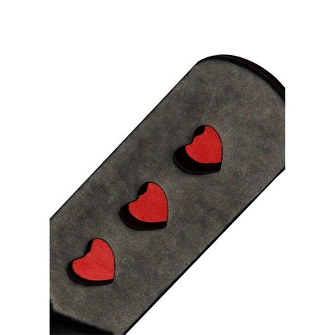 Sex And Mischief Heart Paddle With Split Surface Design Whips & Paddles