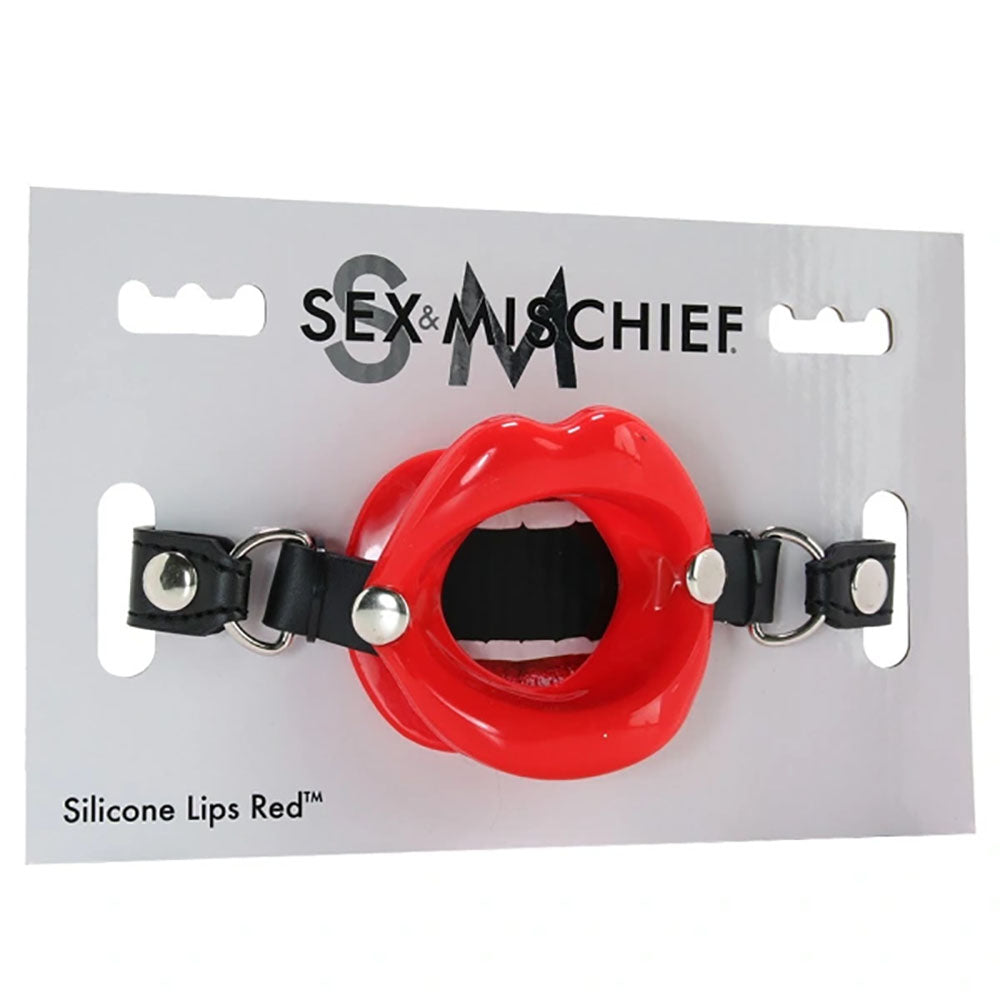 Sex & Mischief Silicone Lips Mouth Gag -