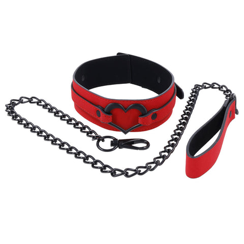 S&M Amor Heart Collar and Leash Leash