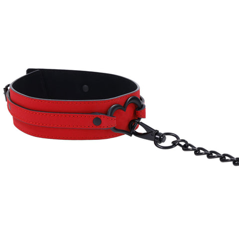 S&M Amor Heart Collar and Leash Leash