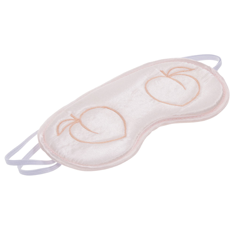 Sex and Mischief Peaches and Cream Blindfold Peach Eyemask Secondary image