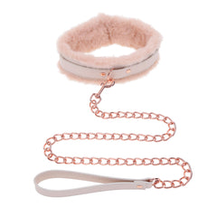 Sex & Mischief Peaches n CreaMe Fur Collar & Leash