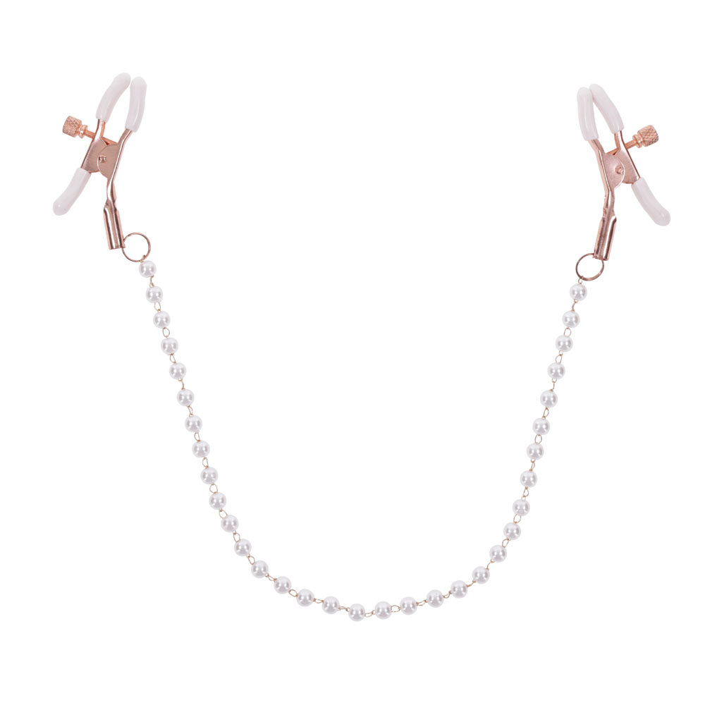 Sex and Mischief Peaches n CreaMe Pearl Nipple Clamps > Sex Toys > Nipple Clips