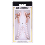 Sex and Mischief Peaches n CreaMe Pearl Nipple Clamps > Sex Toys > Nipple Clips