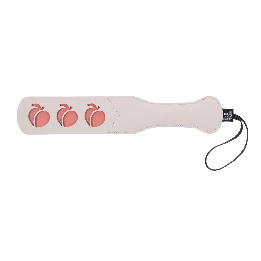 Sex & Mischief Peaches n CreaMe Impression Paddle 32cm Peach Paddle > Bondage Gear > Paddles