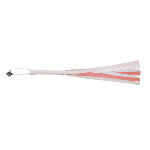 Sex & Mischief Peaches n CreaMe Stripe Flogger 80 cm - Peach Whip Whips & Paddles