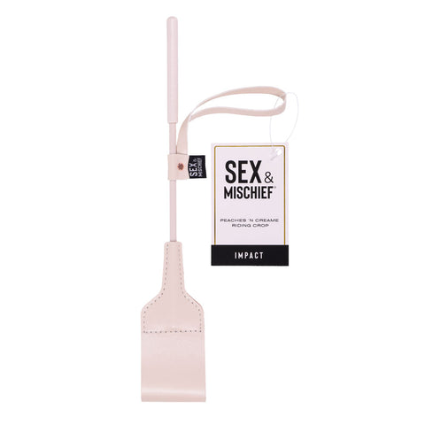 Sex & Mischief Peaches N Cream Riding Crop PeachPuff > Bondage Gear > Crops