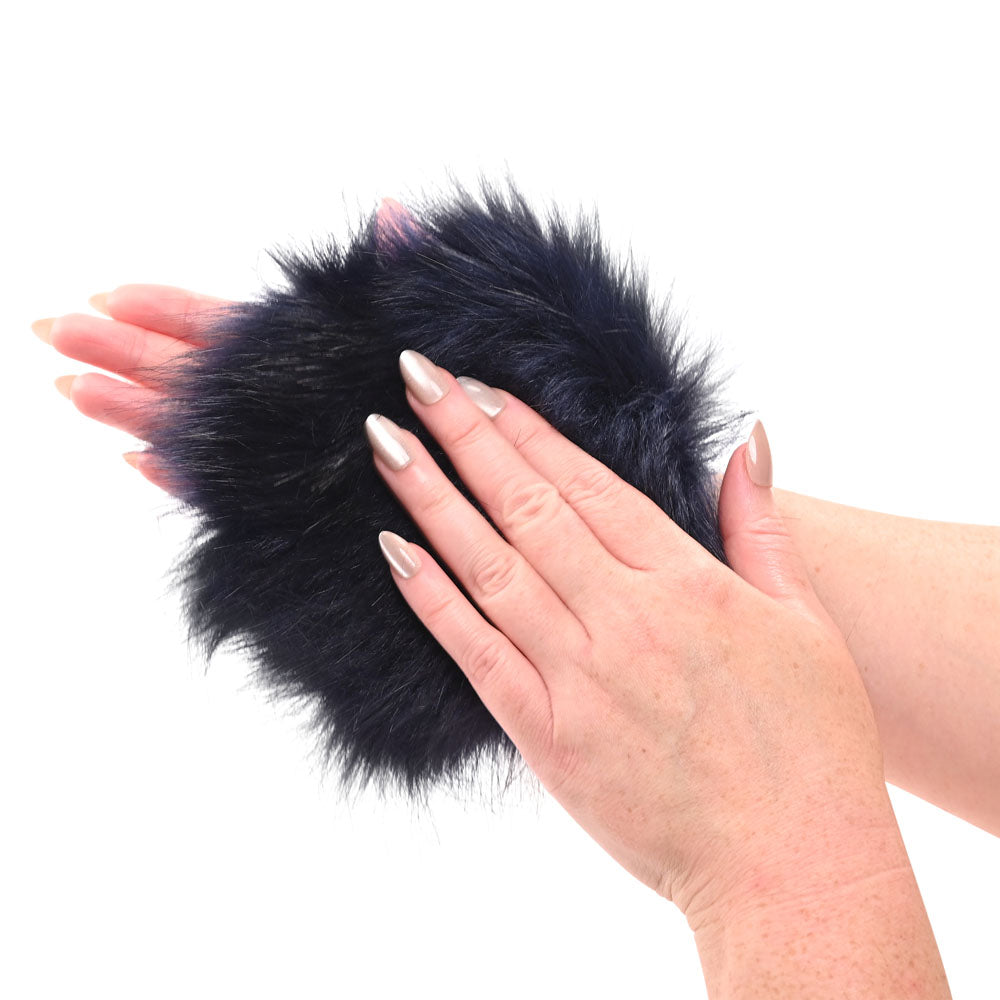 Sex & Mischief - Cougar Spiked Sensory Glove - Navy