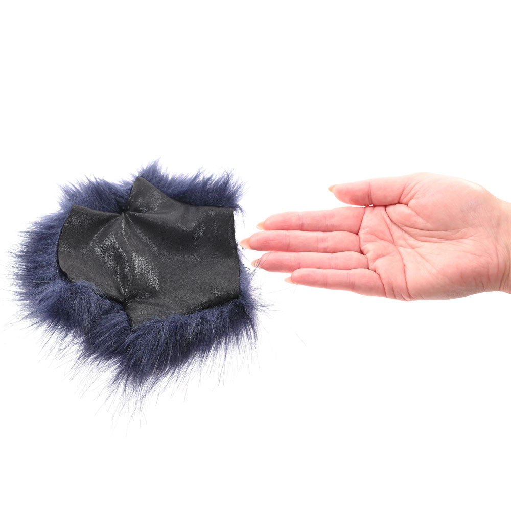 Sex & Mischief - Cougar Spiked Sensory Glove - Navy