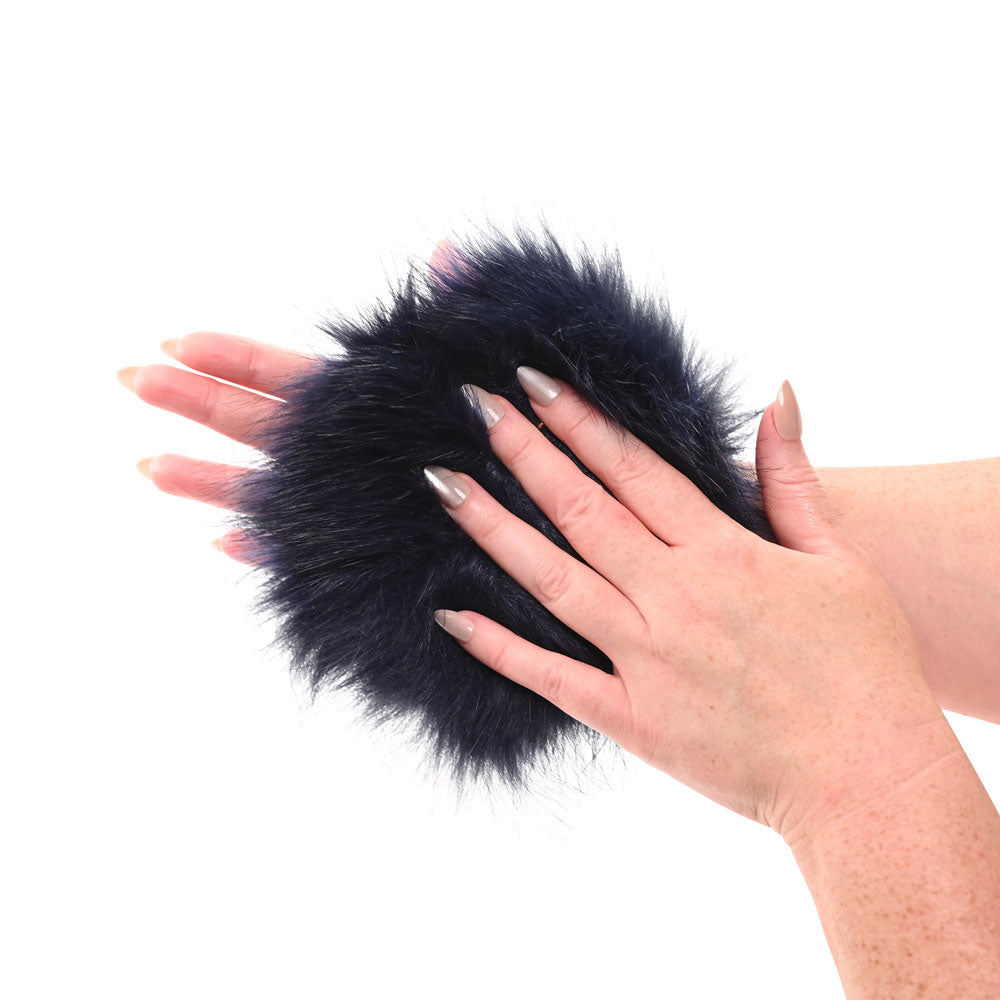 Sex & Mischief - Cougar Spiked Sensory Glove - Navy