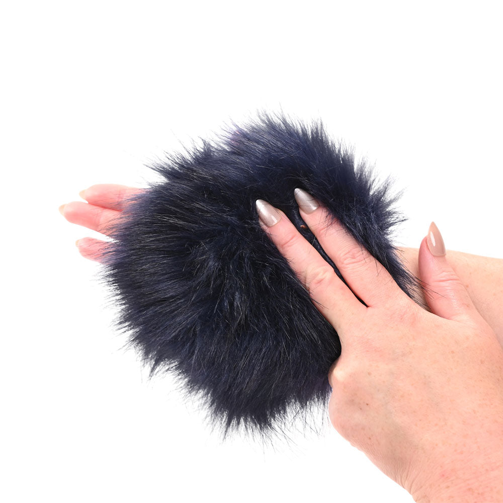 Sex & Mischief - Cougar Spiked Sensory Glove - Navy