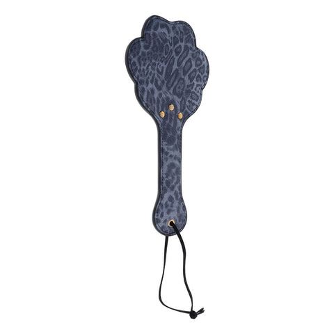 Sex and Mischief Cougar Paw Paddle Navy and Gold Spanking Paddle Whips & Paddles