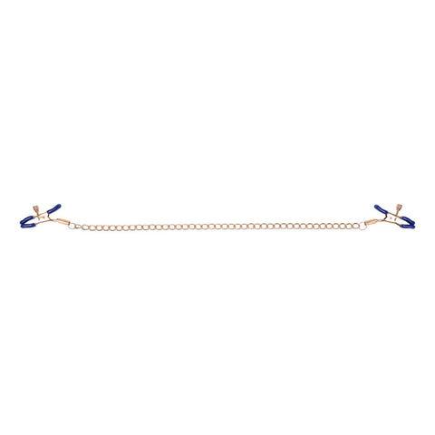 Sex & Mischief Cougar Chained Nipple Clamps 42 cm Gold Design Nipple Clamps