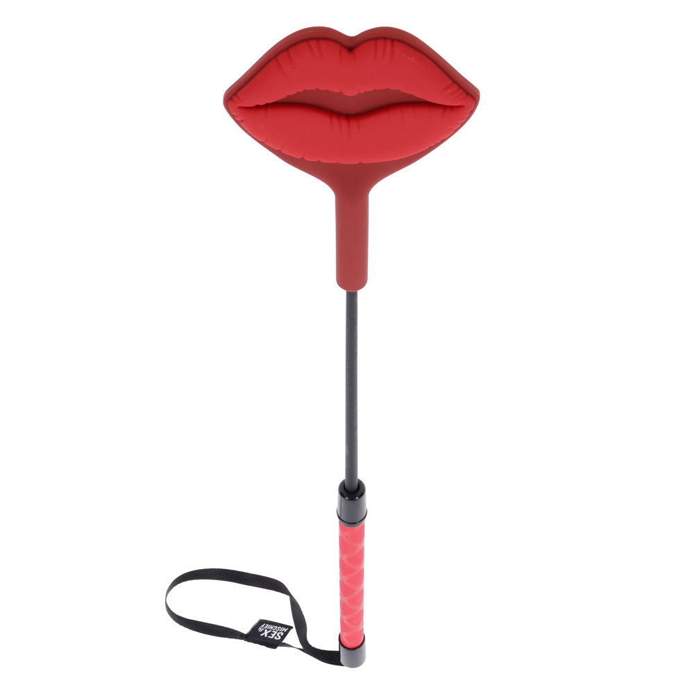 S&M Exs and Ohs Kiss Crop Silicone Tipped Crop Whip Whips & Paddles