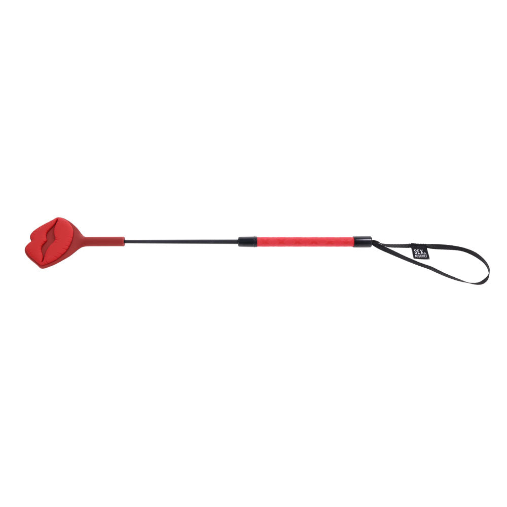 S&M Exs and Ohs Kiss Crop Silicone Tipped Crop Whip Whips & Paddles