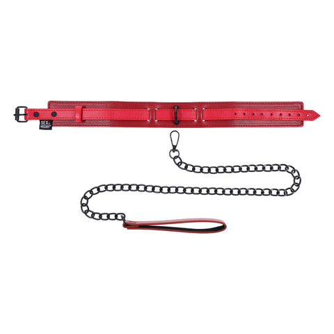 Sm Exs and Ohs Collar and Leash Neck Restraint Restraints