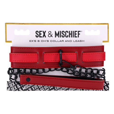 Sm Exs and Ohs Collar and Leash Neck Restraint Restraints