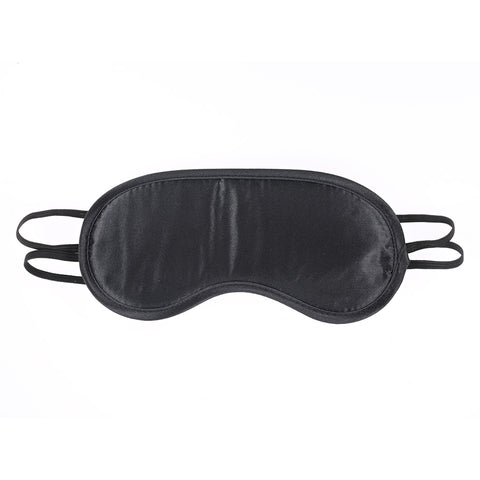 Sex & Mischief Satin Blindfold - Comfortable Black Eye Mask Blindfold