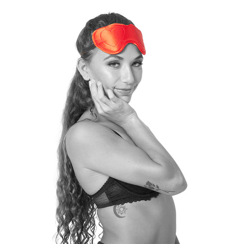 Sex & Mischief Amor Blindfold - Padded Satin Blindfold > Bondage Gear > Blindfolds