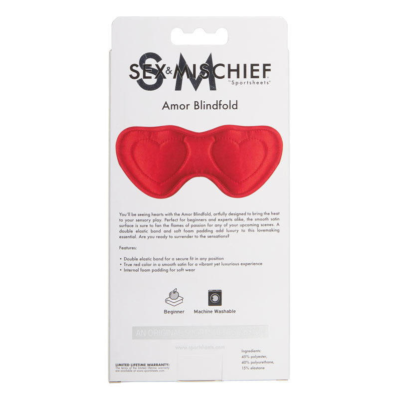 Sex & Mischief Amor Blindfold -  Padded Blindfold