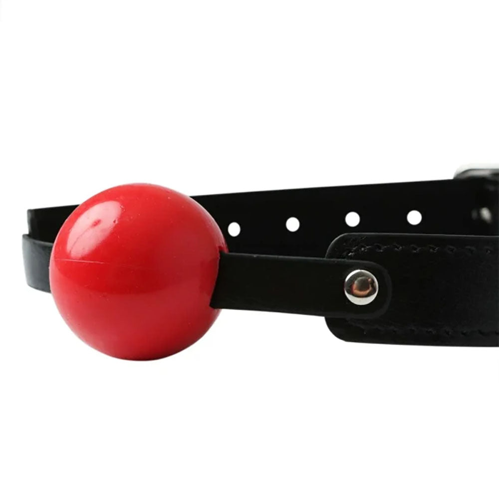 Sex and Mischief Solid Ball Gag – Soft Rubber 2-Inch Ball Gag Accessory > Bondage Gear > Gags and Bits