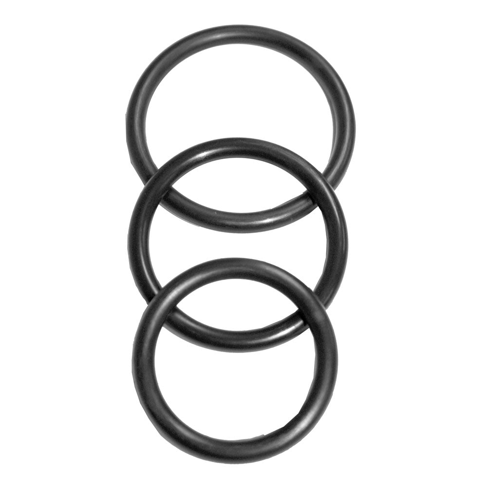Sex & Mischief Nitrile Cock Ring 3 Pack – Three Sizes Cock Ring Set > Cock Ring > Sets Main image