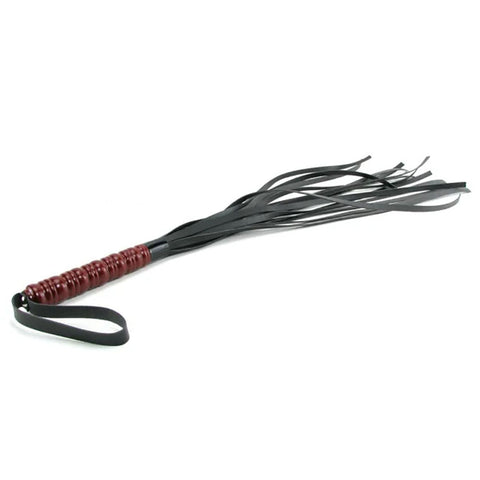 Sex and Mischief Mahogany Flogger for Intimate Adventures Whips & Paddles