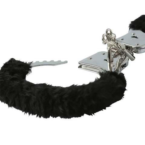 Sex & Mischief Furry Handcuffs - Soft Faux Fur Cuffs Restraints
