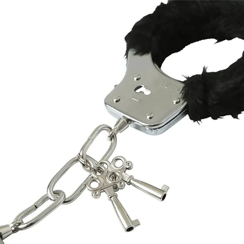 Sex & Mischief Furry Handcuffs - Soft Faux Fur Cuffs Restraints