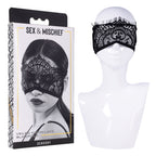 Sportsheets S&M Veiled Vision Lace Blindfold Black > Bondage Gear > Blindfolds