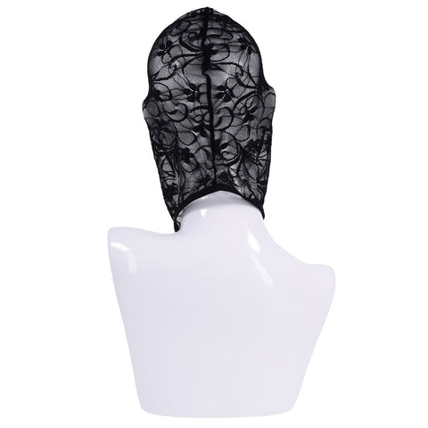 Lace Hush Hood Sheer Erotic Mask for Adult Intimate Play > Bondage Gear > Masks