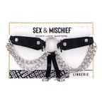 Sportsheets Chain Lace Garters Adjustable Fit Adult Accessory > Clothes > Lingerie Sets
