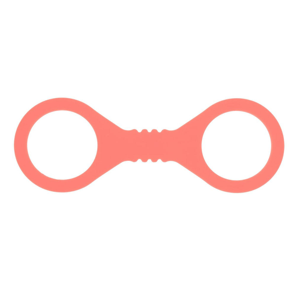 Peaches N Creame Silicone Cuffs (Orange) – Small Silicone Cuffs 9" > Bondage Gear > Restraints