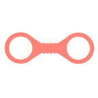 Peaches N Creame Silicone Cuffs (Orange) – Small Silicone Cuffs 9" > Bondage Gear > Restraints