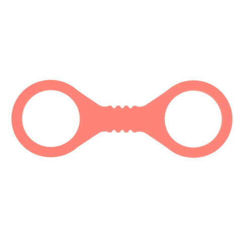Peaches N Creame Silicone Cuffs (Orange) – Small Silicone Cuffs 9" > Bondage Gear > Restraints