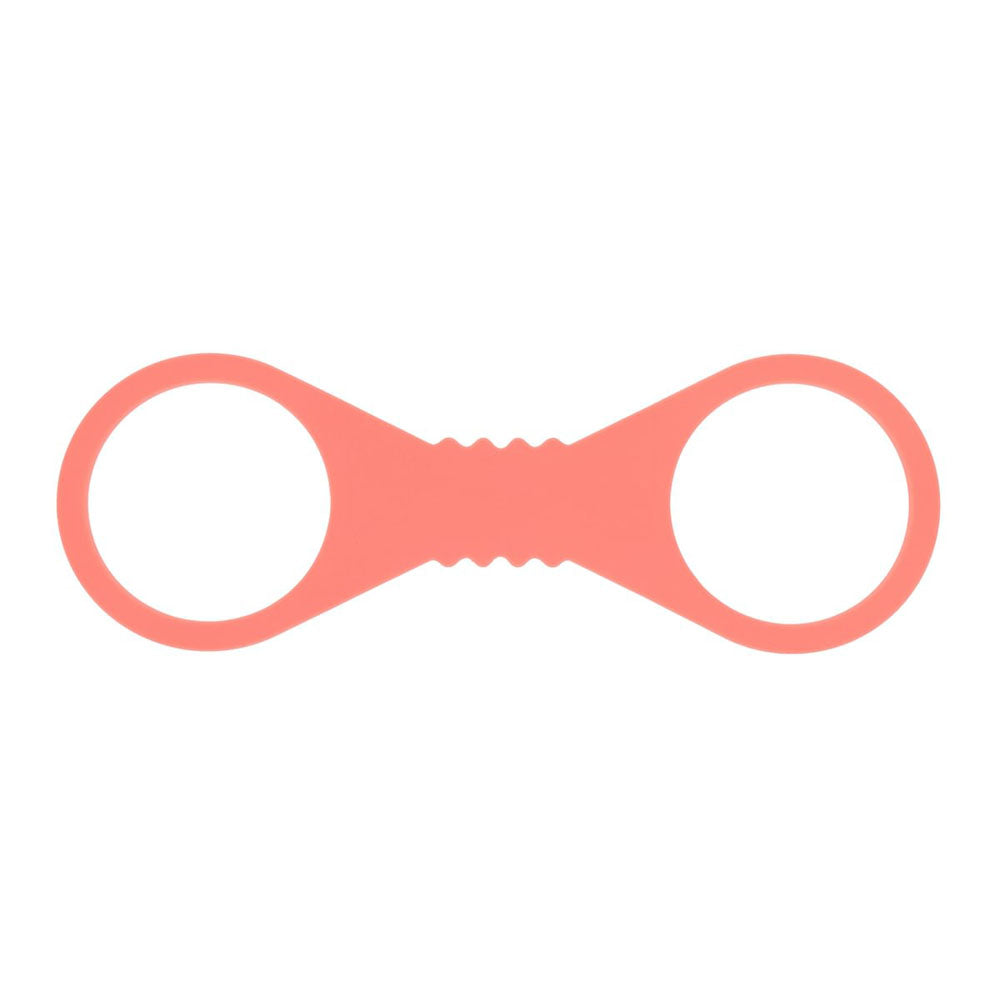 Peaches N Creame Silicone Cuffs (Orange) – Lightweight Restraints > Bondage Gear > Restraints