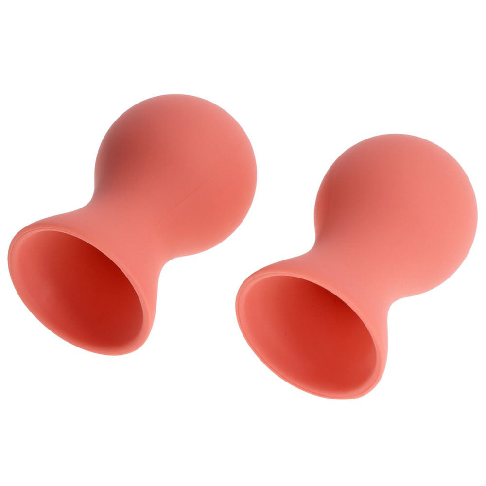 Sex & Mischief Peaches N CreaMe (Peach) – Silicone Nipple Suckers Set of 2 Nipple Suckers
