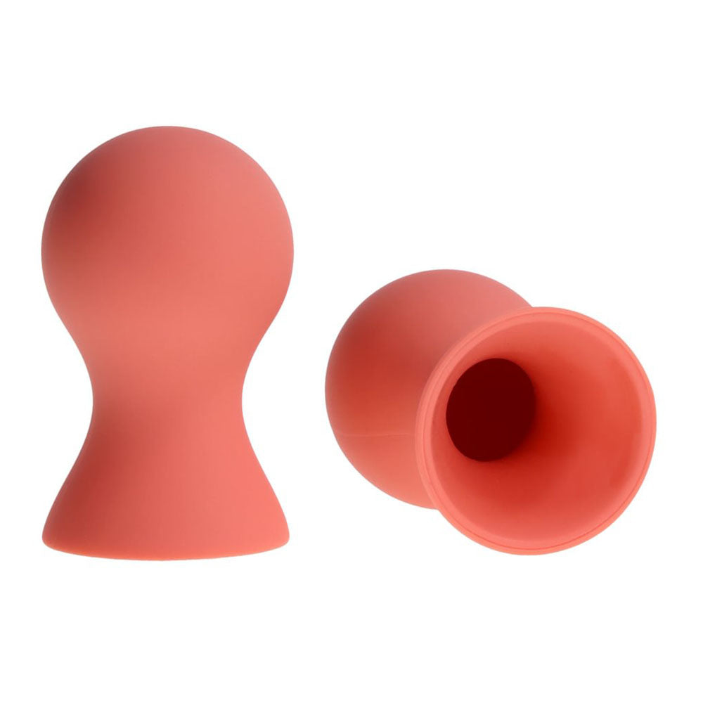 Sex & Mischief Peaches N CreaMe (Peach) – Silicone Nipple Suckers Set of 2 Nipple Suckers