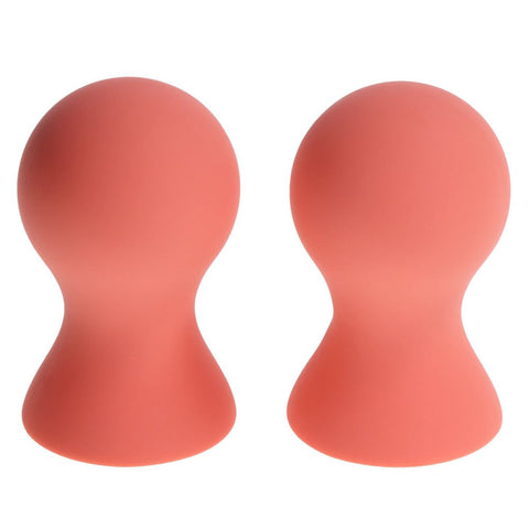 Sex & Mischief Peaches N CreaMe (Peach) – Silicone Nipple Suckers Set of 2 Nipple Suckers