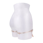 Peaches N Creame Pearl Garters (Peach) – Elegant Garters > Clothes > Hosiery > Garterbelt Sets