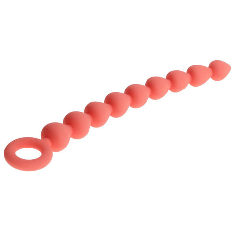 Peaches N Creame (Peach) – Silicone Ergonomic Anal Beads Beads
