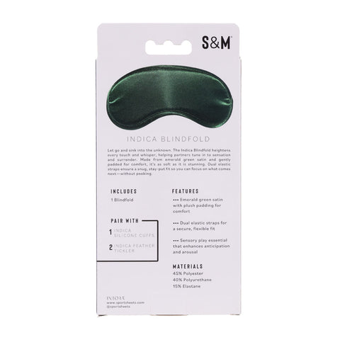 Indica Emerald Green – Satin Blindfold Blindfold