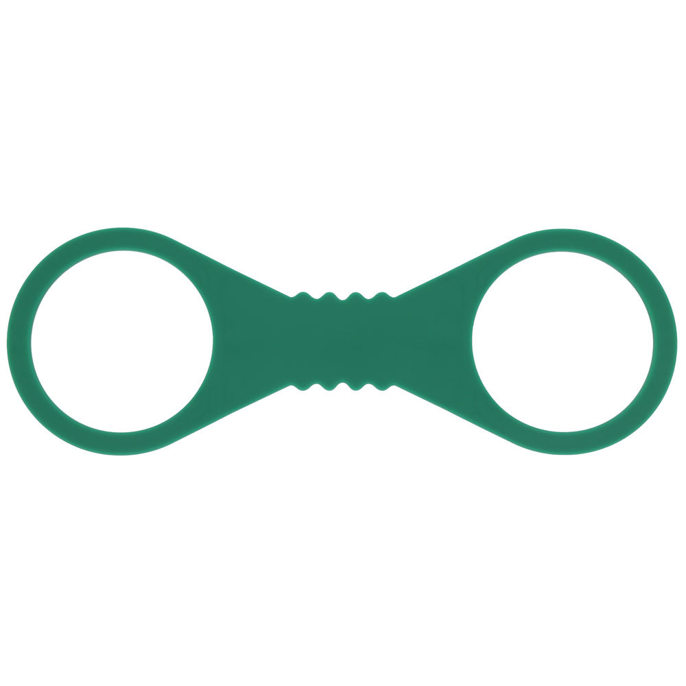 Sex & Mischief Indica Large Silicone Cuffs (Green) – Lightweight Flexible Large Restraints > Bondage Gear > Restraints