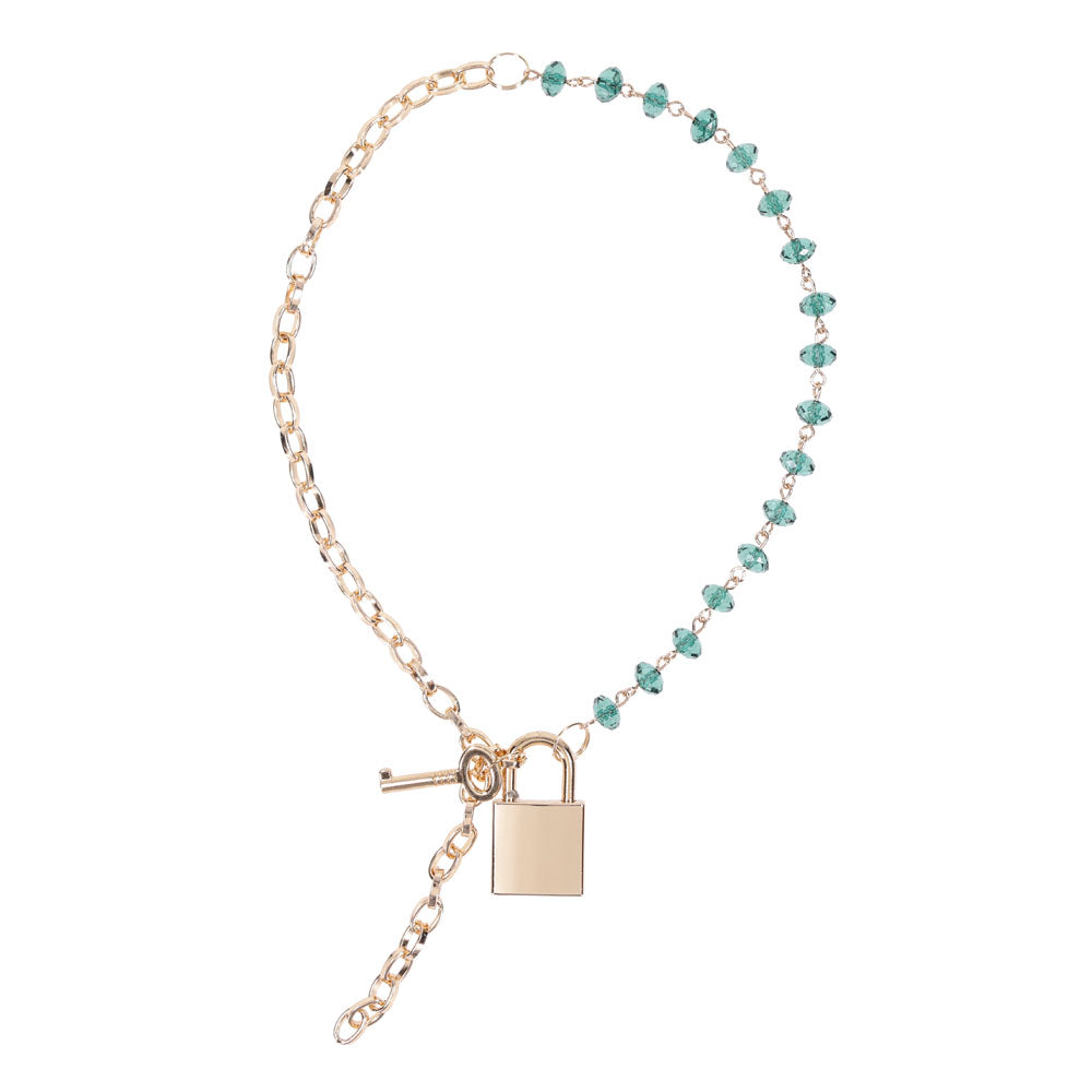 Indica Crystal Day Collar (Green) – Adjustable Jewelry Collar > Bondage Gear > Collars & Leashes