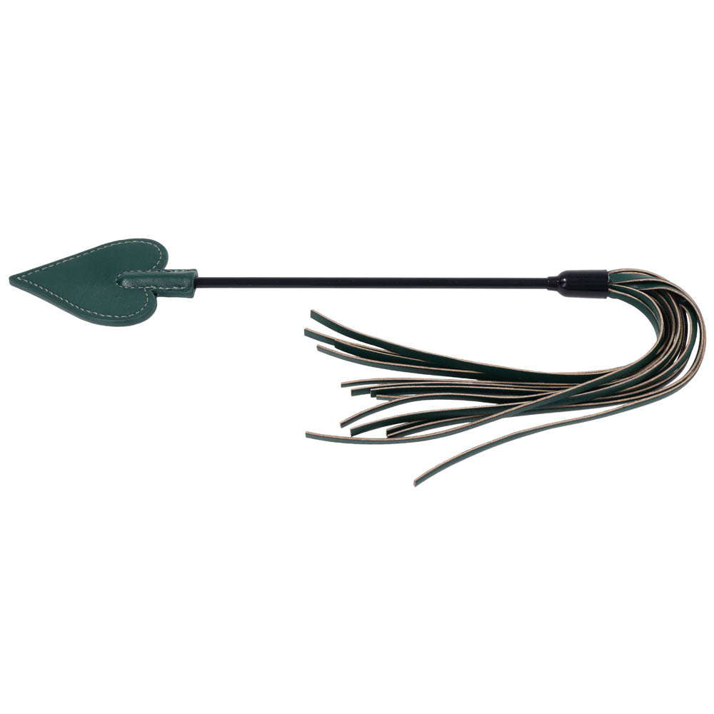 Indica Dual Impact Crop (Green) – Versatile Impact Toy > Bondage Gear > Crops