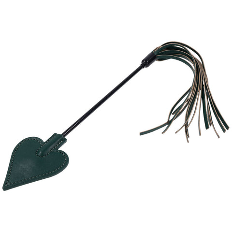 Indica Dual Impact Crop (Green) – Versatile Impact Toy > Bondage Gear > Crops