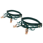 Sex & Mischief Indica Laced Up Garters (Gold) – Set of 2 Adjustable Garters > Clothes > Hosiery > Garterbelt Sets